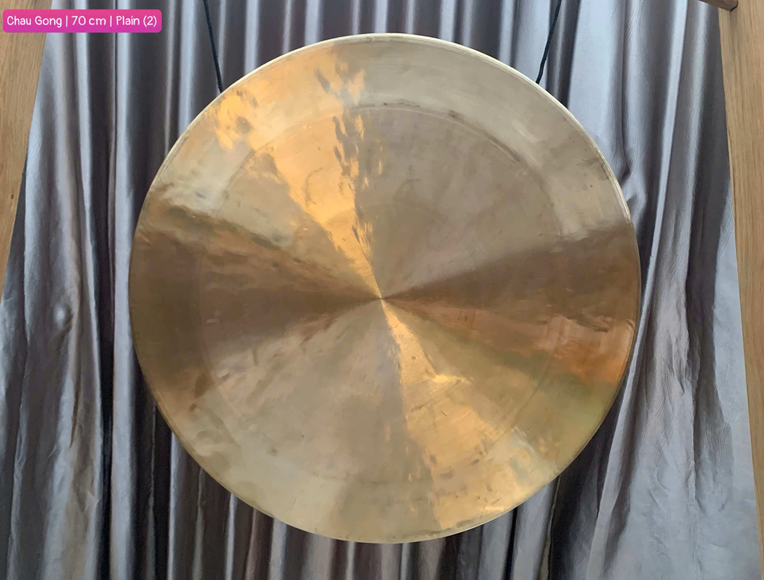 Chau Gong Therapy Set 70cm – Full Setup for Sound Healing (Plain Gong 2)